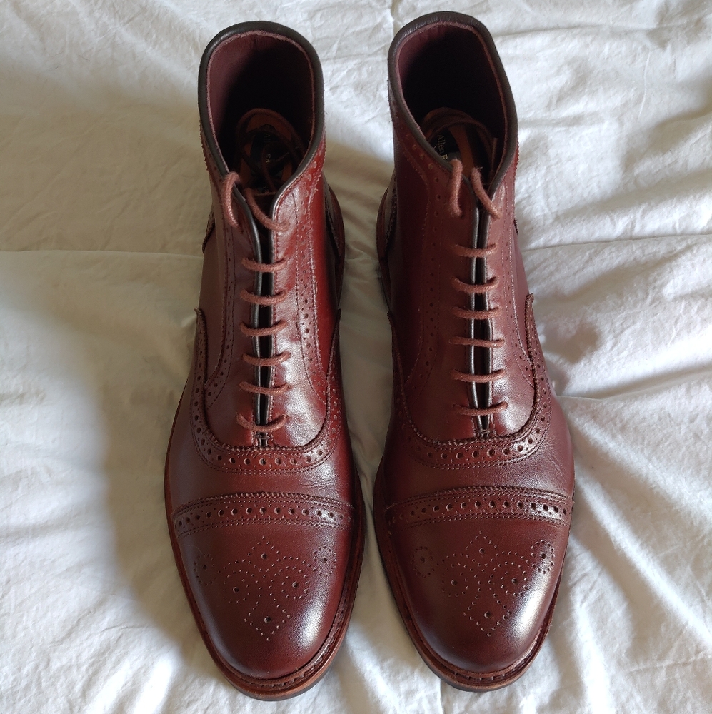 Allen Edmonds Hamilton Weatherproof Oxford Boot in Chili, Size 10 D